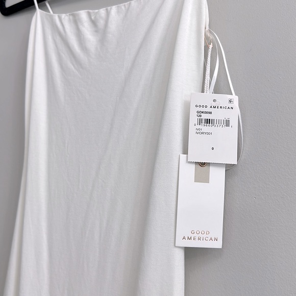 Good American Good Touch 90s Lace Back white dress - Picture 6 of 10